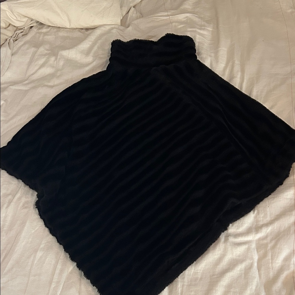 Guess Black Faux Fur Garment